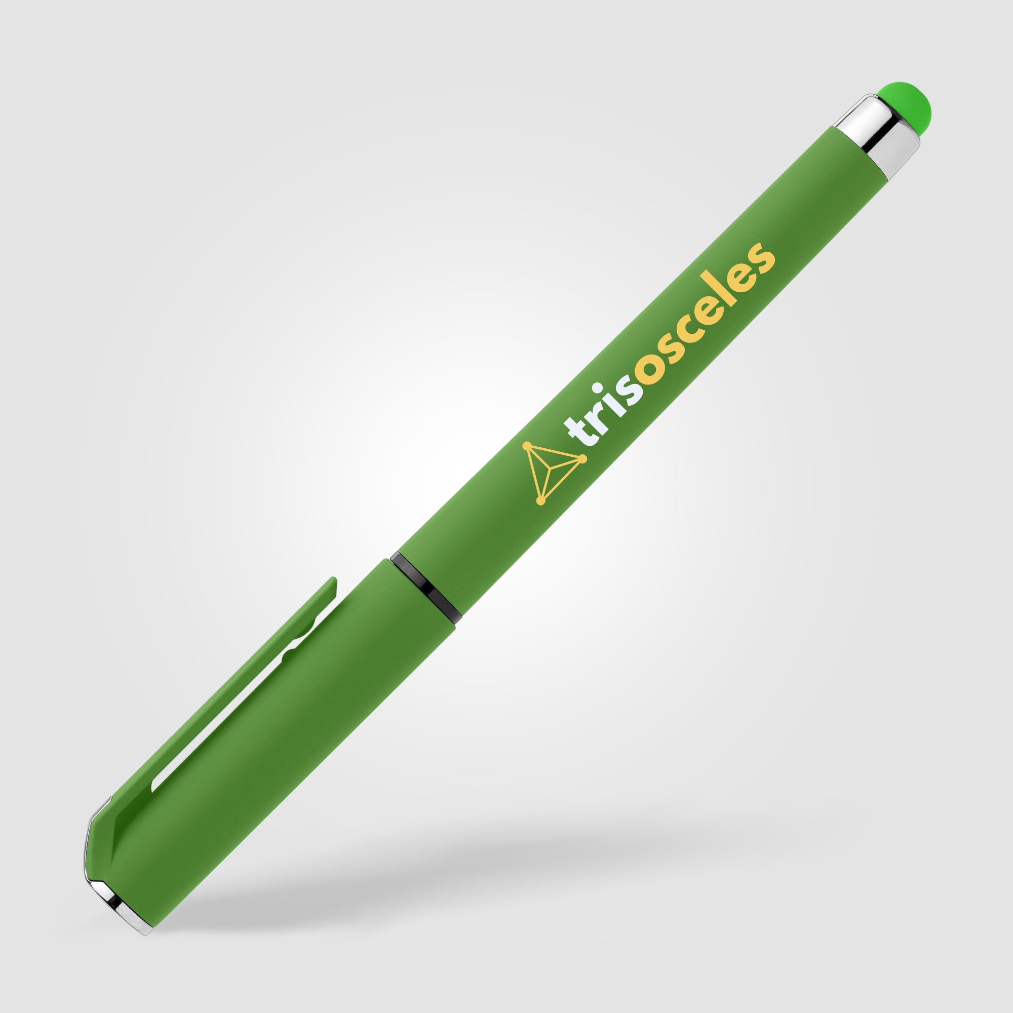 Islander Recycled Plastic Brights Gel Grip Pen - ColorJet-zoom-2