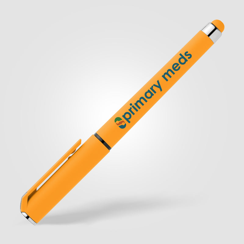 Islander Recycled Plastic Brights Gel Grip Pen - ColorJet-zoom-
