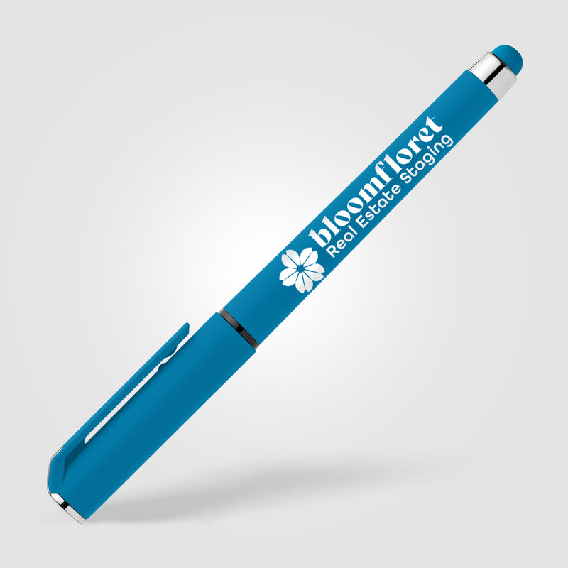 Islander Recycled Plastic Brights Gel Grip Pen-zoom-