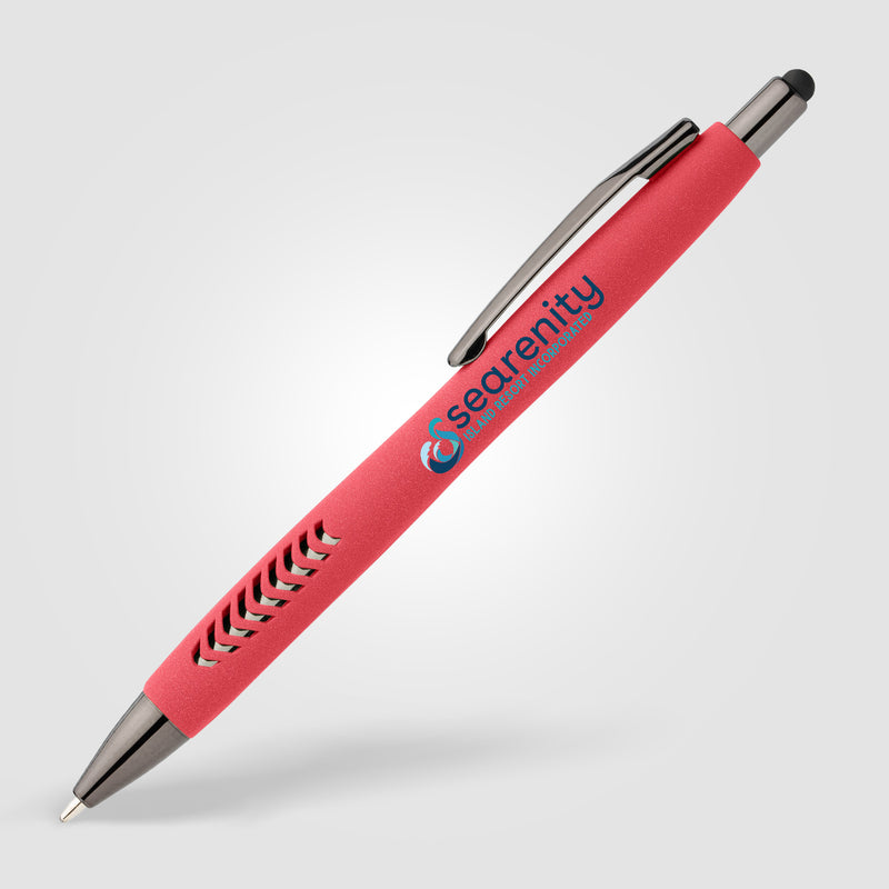Avalon Recycled Plastic Stone Finish Stylus Pen - ColorJet-zoom-