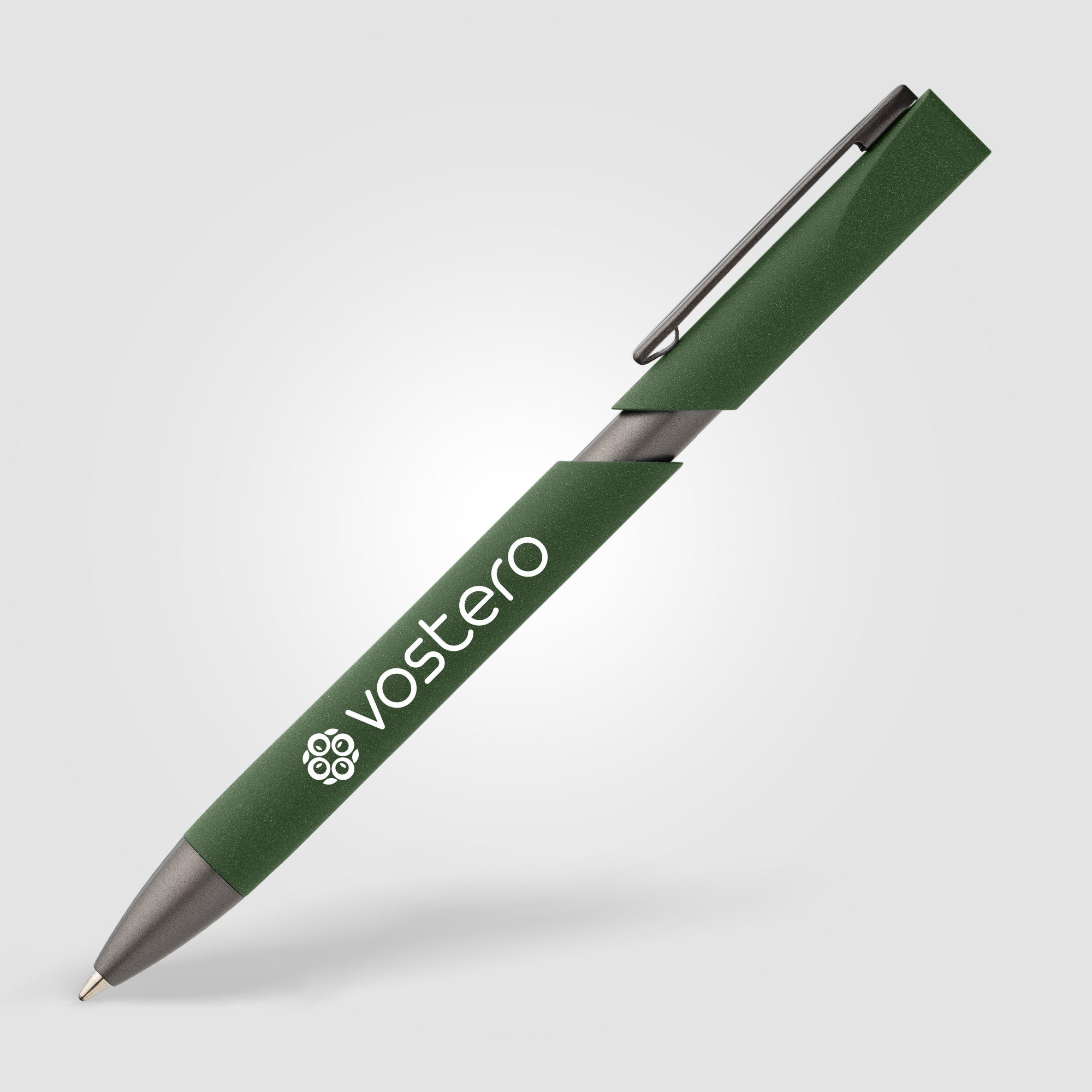Kyra Recycled Plastic Stone Finish Pen-zoom-4