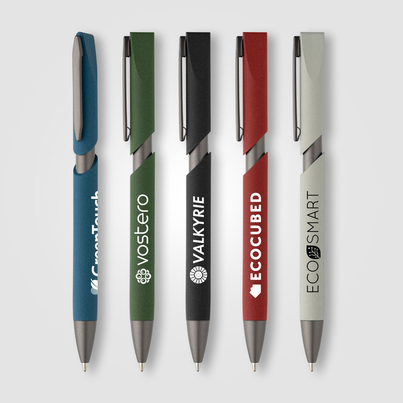 Kyra Recycled Plastic Stone Finish Pen-zoom-