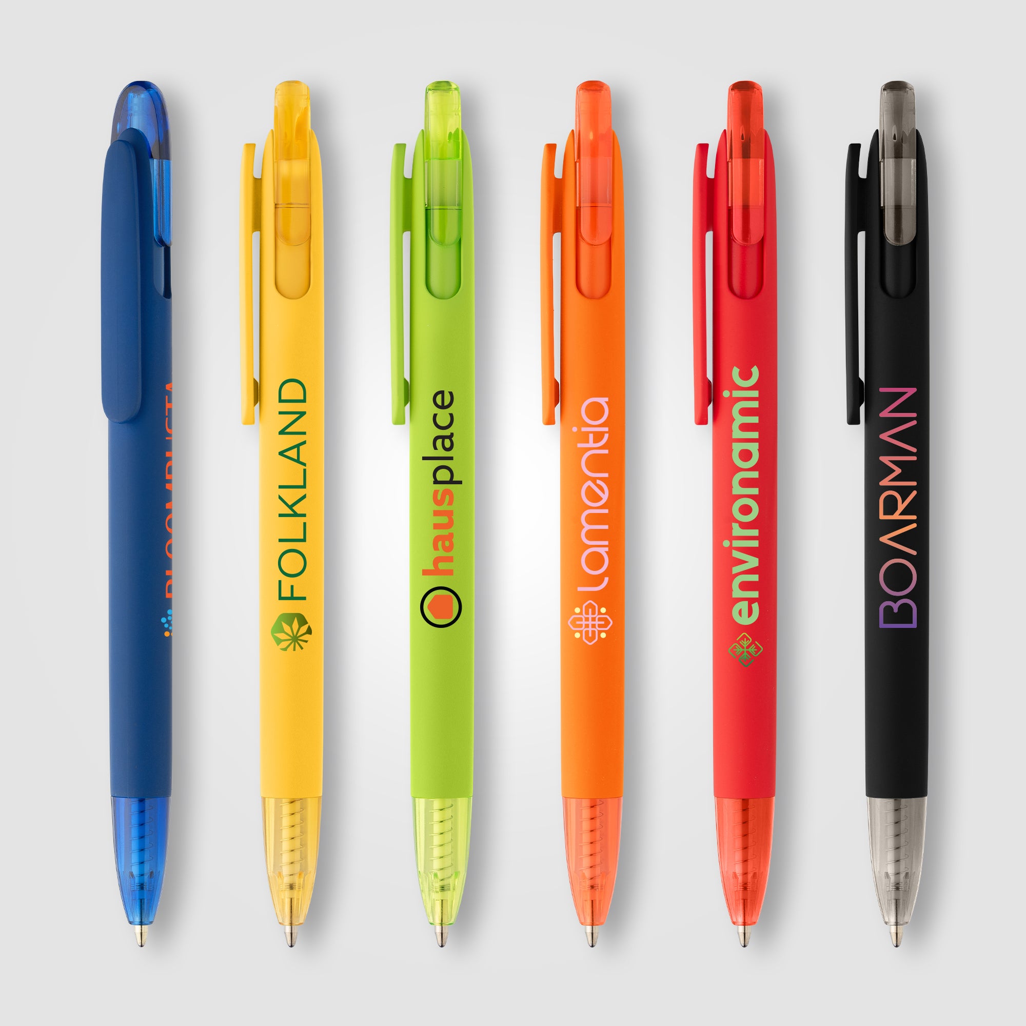 Jutta Recycled Plastic Transparent Trim Pen - ColorJet-zoom-1