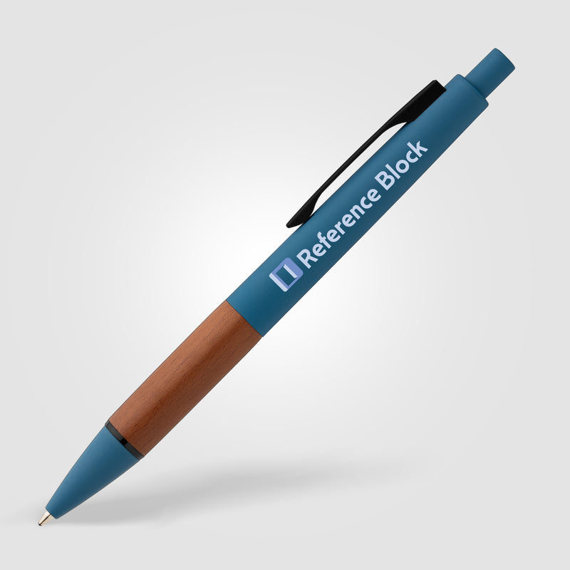 Tide Recycled Plastic Wood Grip Pen - ColorJet-zoom-