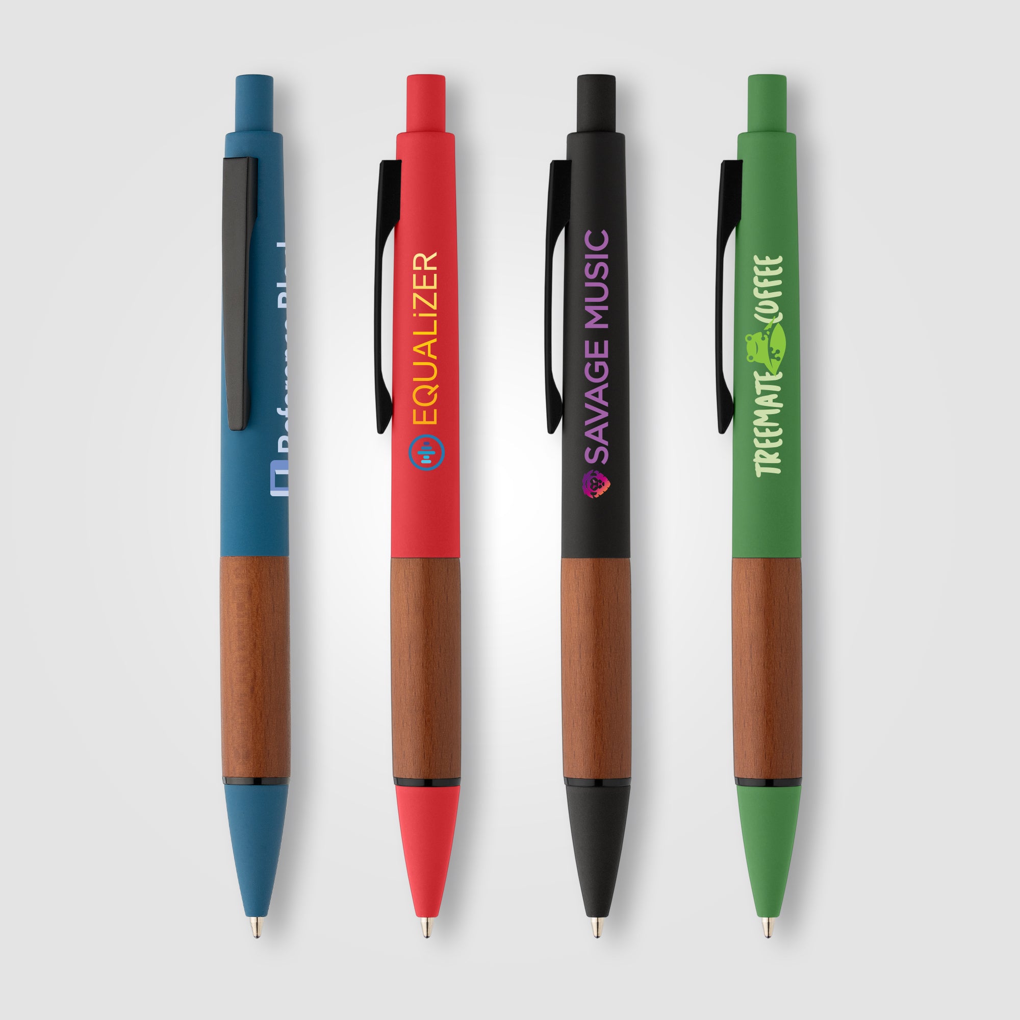 Image of the Tide Recycled Plastic Wood Grip Pen - ColorJet promotional product, SKU AMX-C.