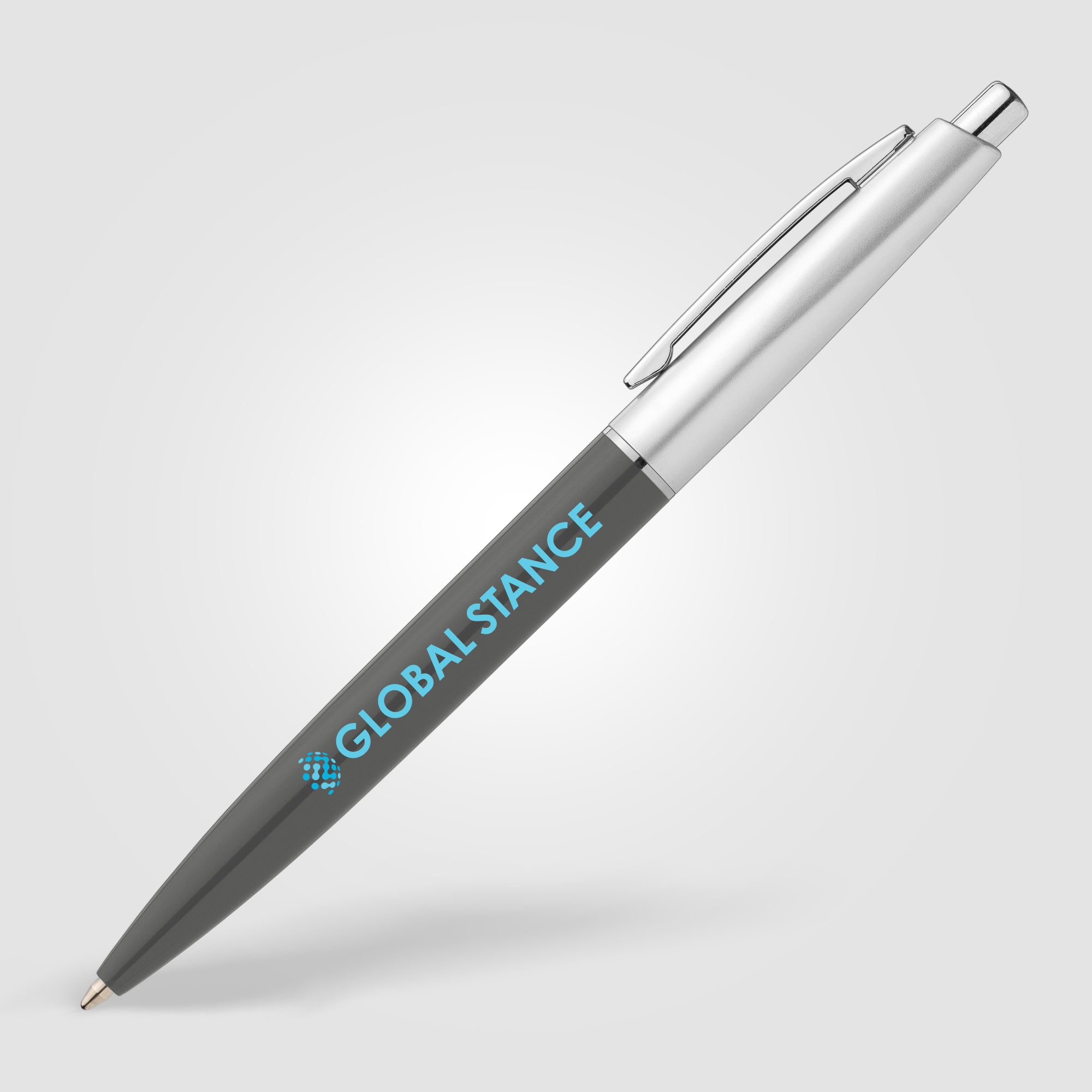 Natori Recycled Plastic Chrome Trim Pen - ColorJet-zoom-3