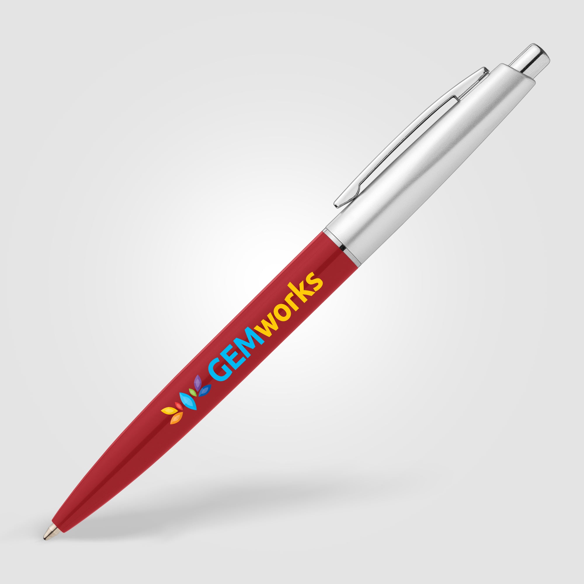 Natori Recycled Plastic Chrome Trim Pen - ColorJet-zoom-5