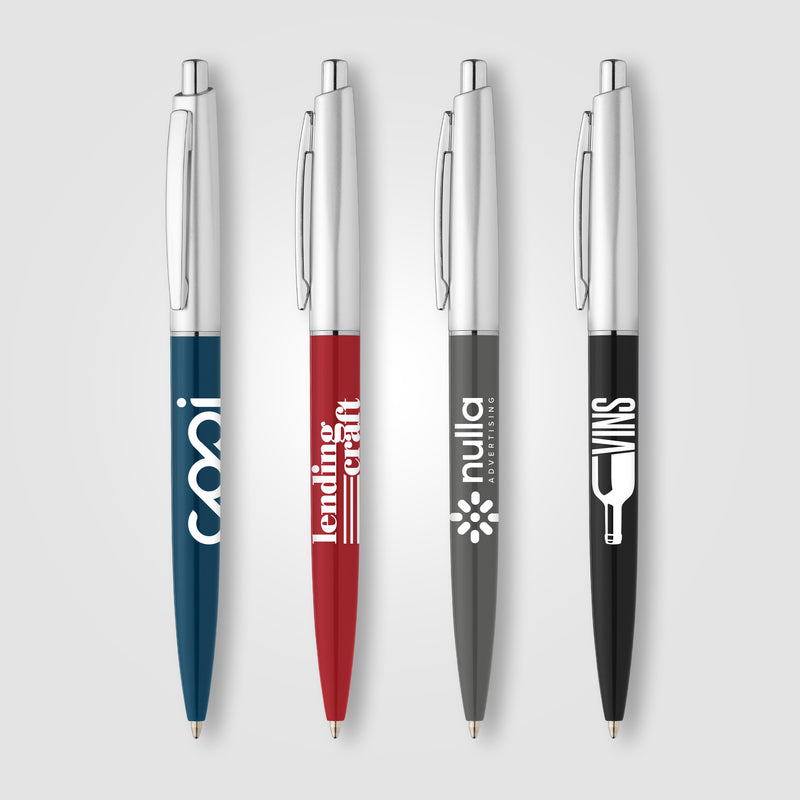 Natori Recycled Plastic Chrome Trim Pen-zoom-