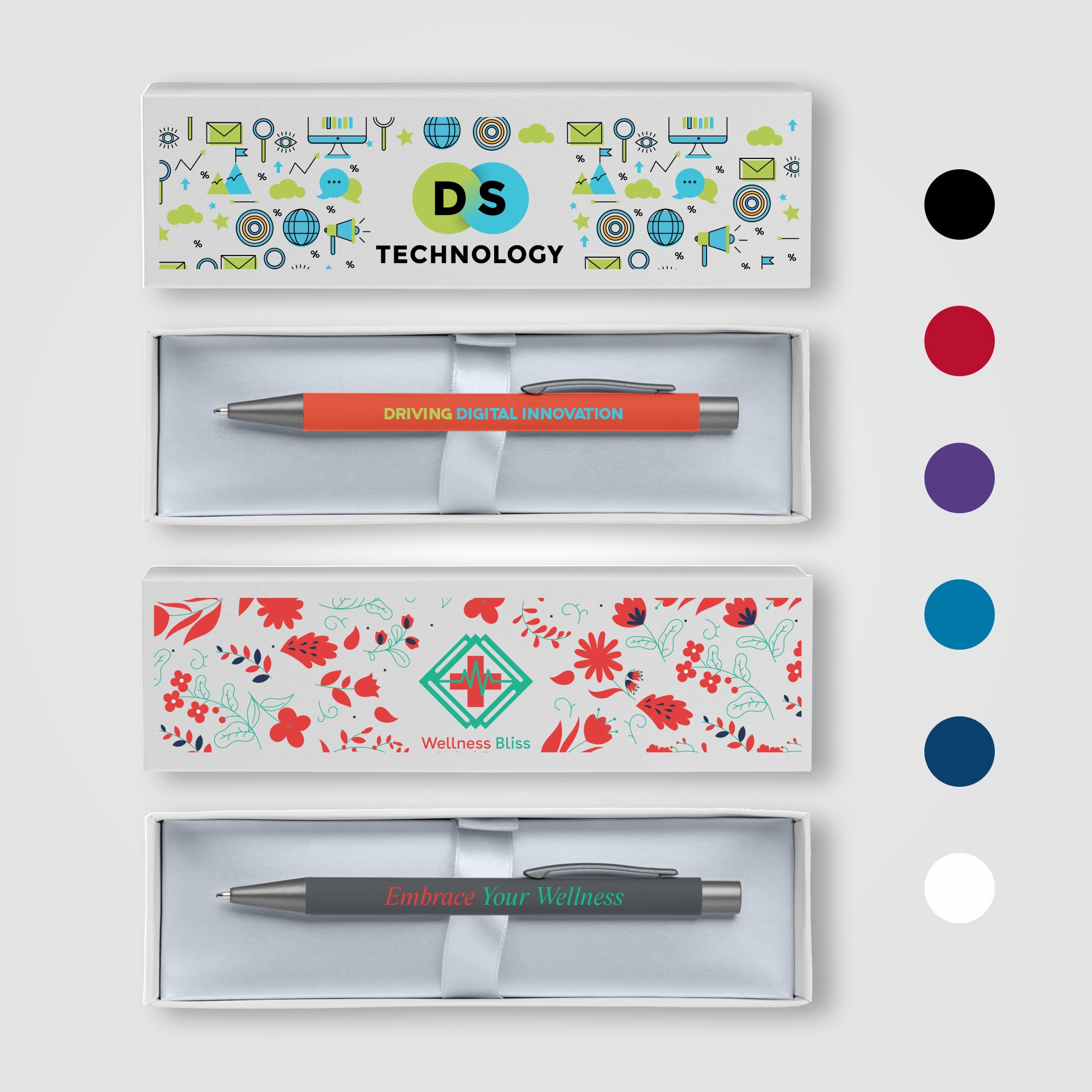Bowie Softy in Premium Gift Box - ColorJet on Pen & Box-zoom-1