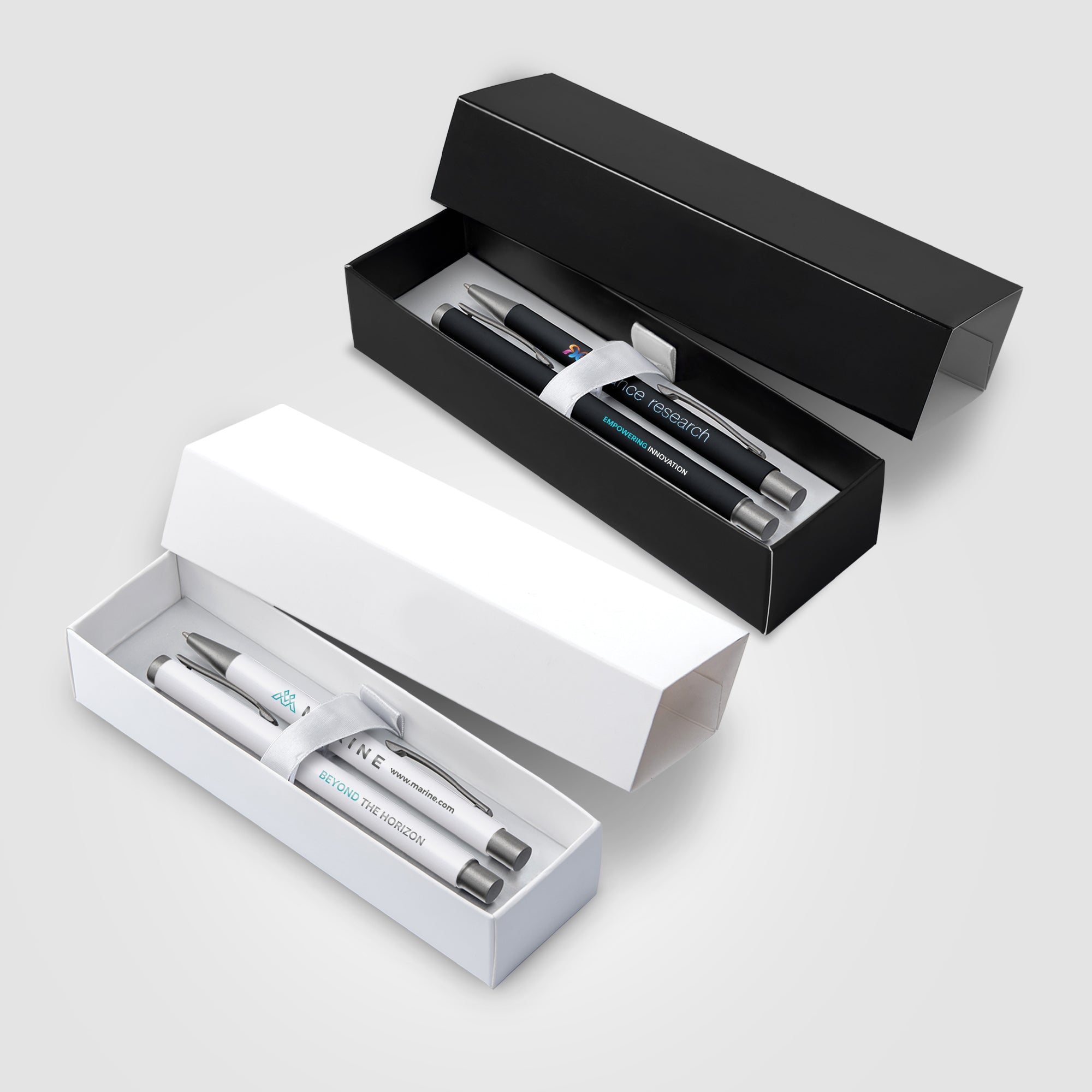 Bowie Softy & Bowie Rollerball - Colorjet - Full Color Metal Pen in Gift Box