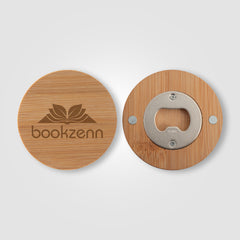 Image of the Bamboo Magnetic Bottle Opener promotional product, SKU FHC.