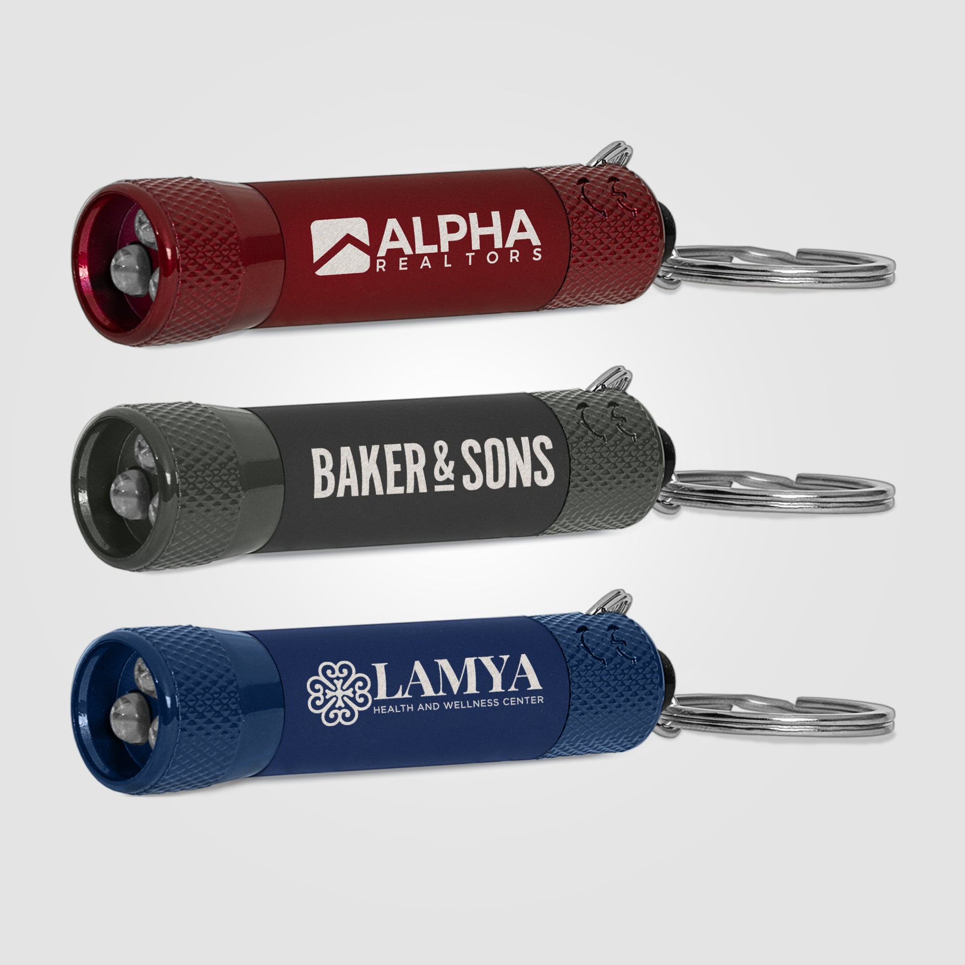 Chroma Softy Monochrome Classic - LED Flashlight with Keyring - Laser-1