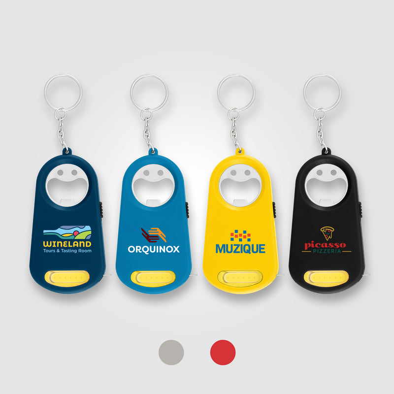 Casper LED Light, Bottle Opener, Keyring, Tape Measure - ColorJet-zoom-