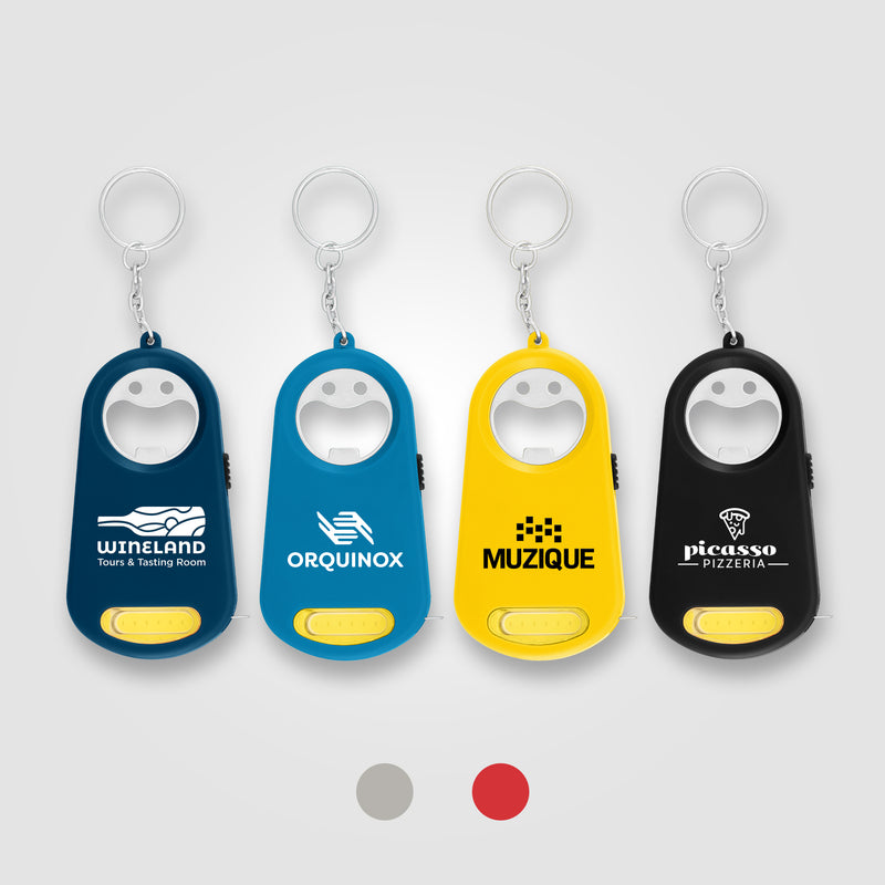 Casper LED Light, Bottle Opener, Keyring, Tape Measure-zoom-