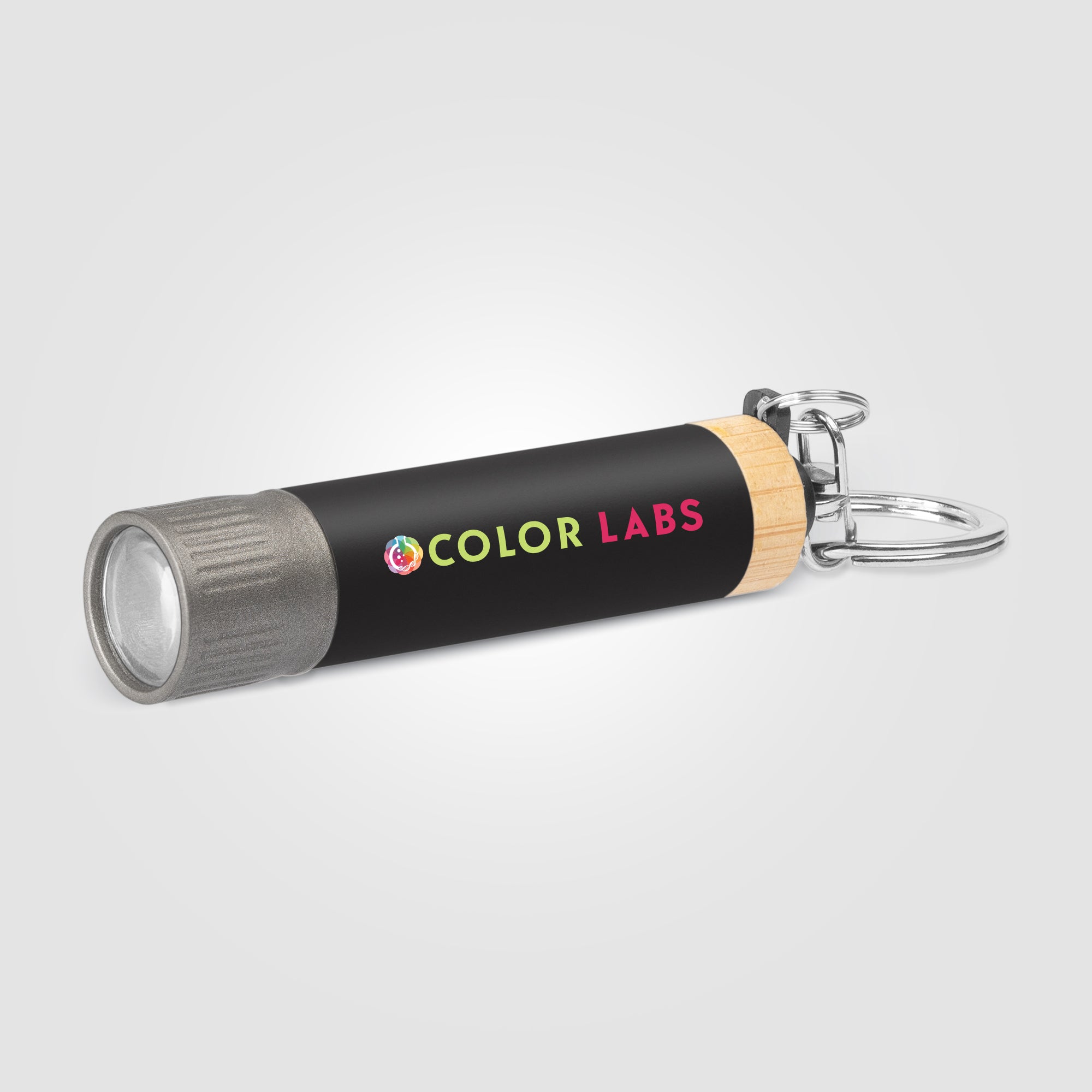 Reborn Recycled Aluminum Keychain Flashlight - ColorJet-zoom-2