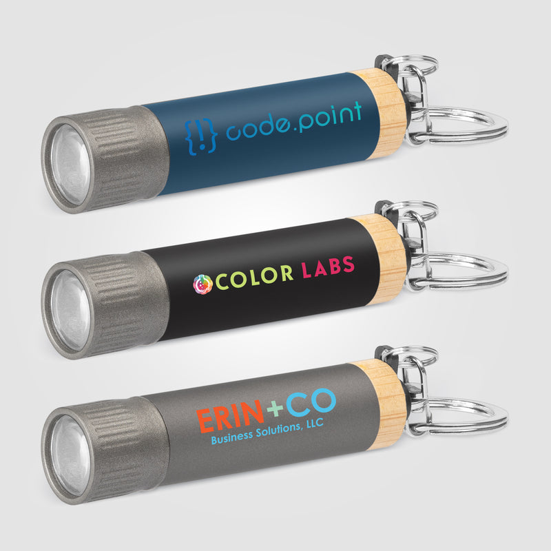 Reborn Recycled Aluminum Keychain Flashlight - ColorJet-zoom-