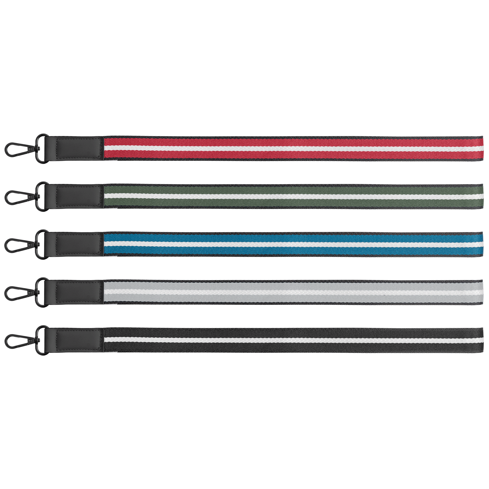 Newport rPET Woven Chevron Phone Strap Lanyard - 17.19"× 1" - Full-Color Inkjet