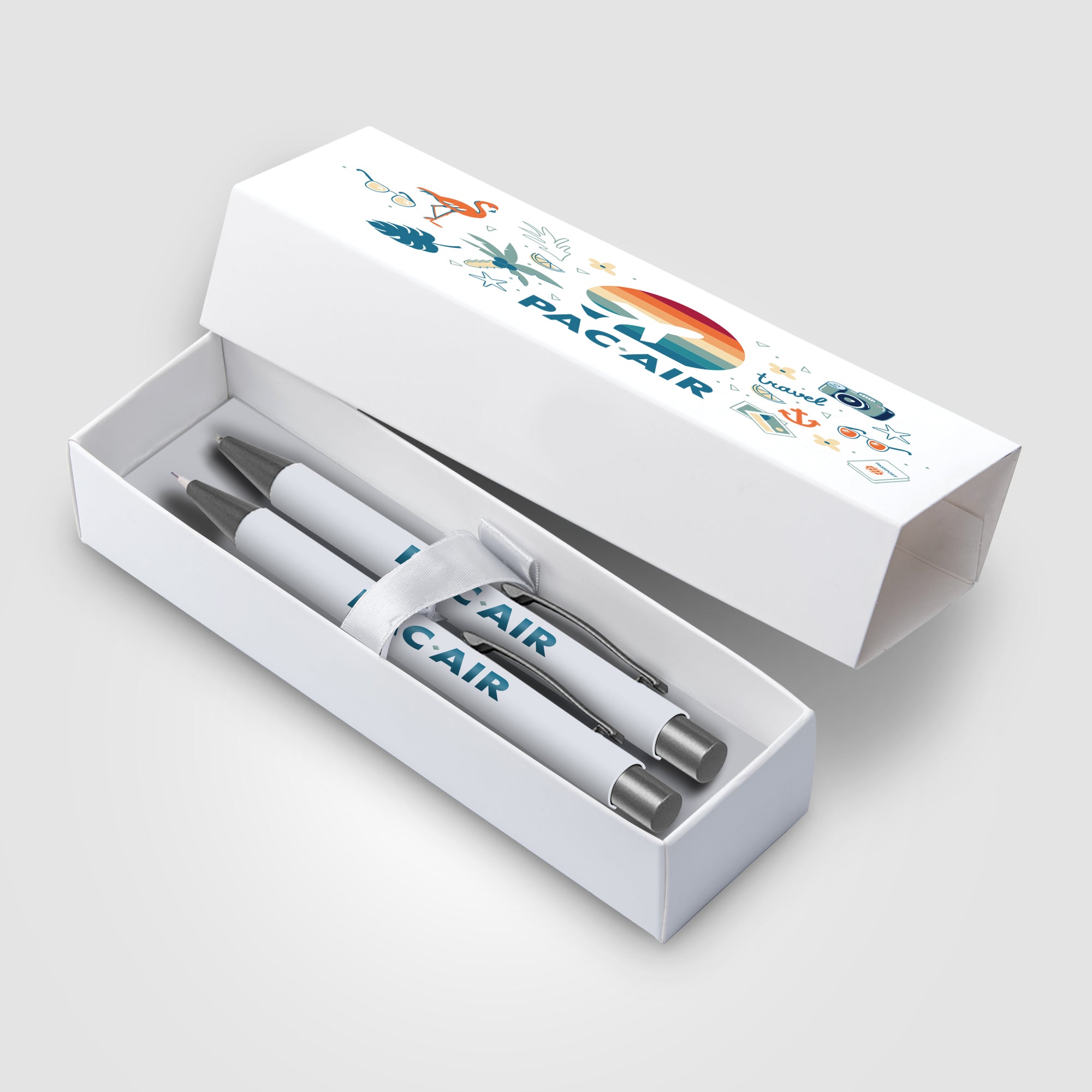 Bowie Pen & Pencil Gift Set - ColorJet on Pen, Pencil & Box-zoom-6