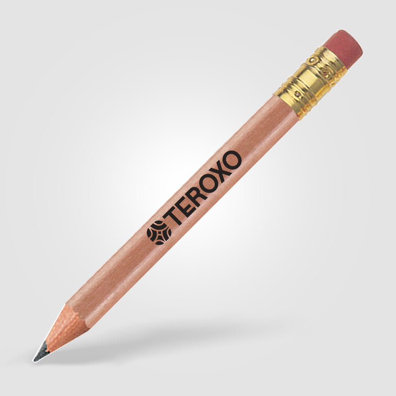 Golf Pencil - Round with Eraser-zoom-