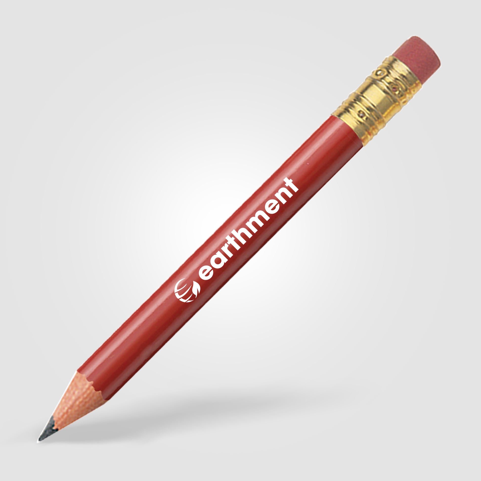 Golf Pencil - Round with Eraser-2