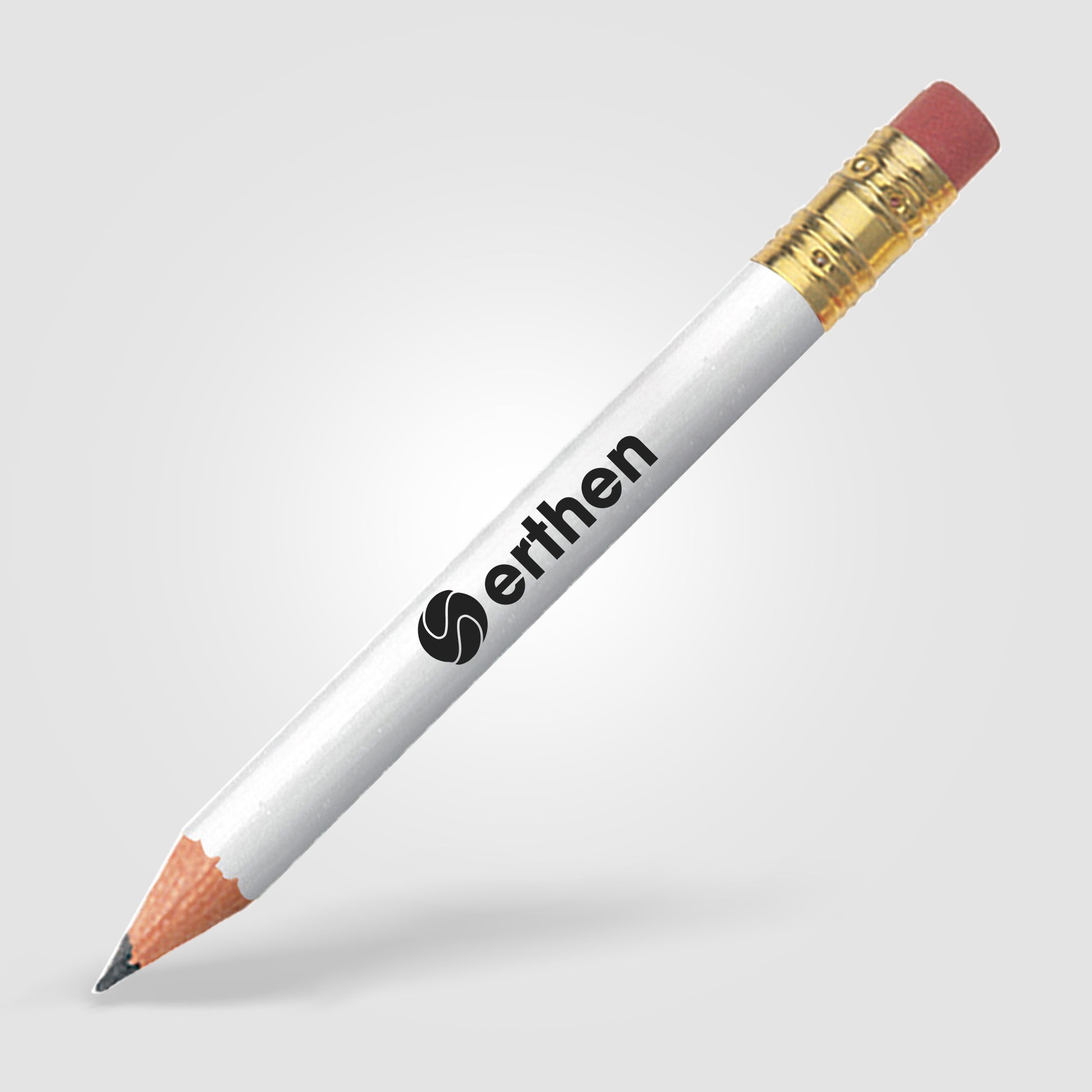 Golf Pencil - Round with Eraser-7