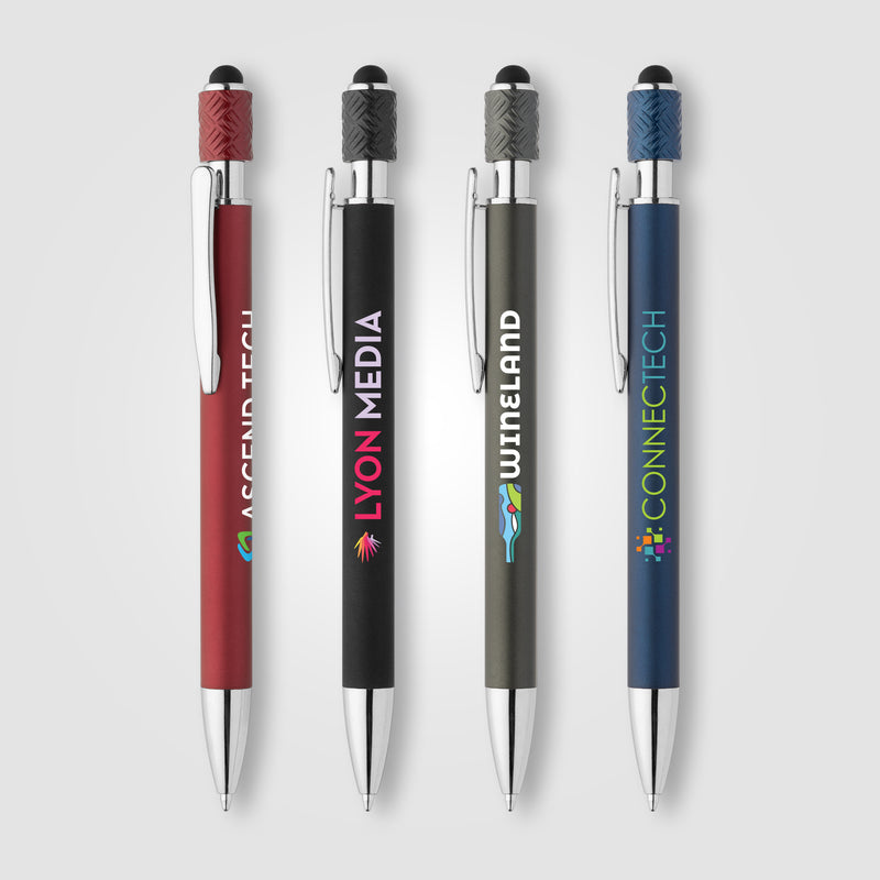 Wave Aluminum Spinner Stylus Pen - ColorJet-zoom-