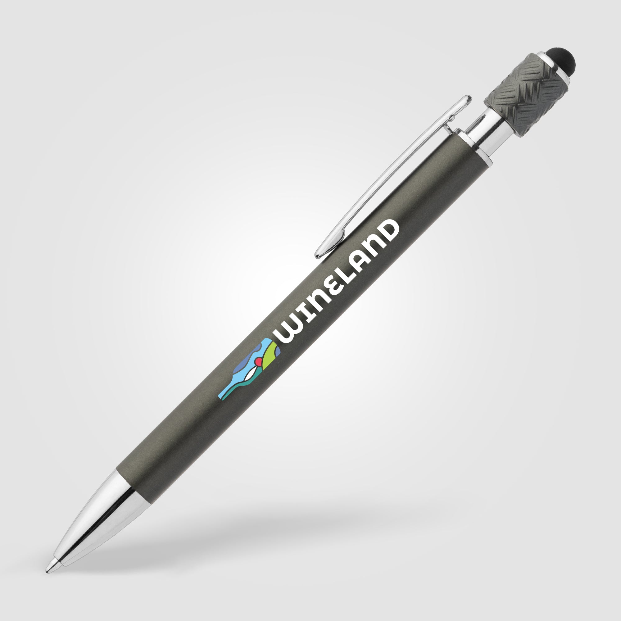 Wave Aluminum Spinner Stylus Pen - ColorJet-zoom-4