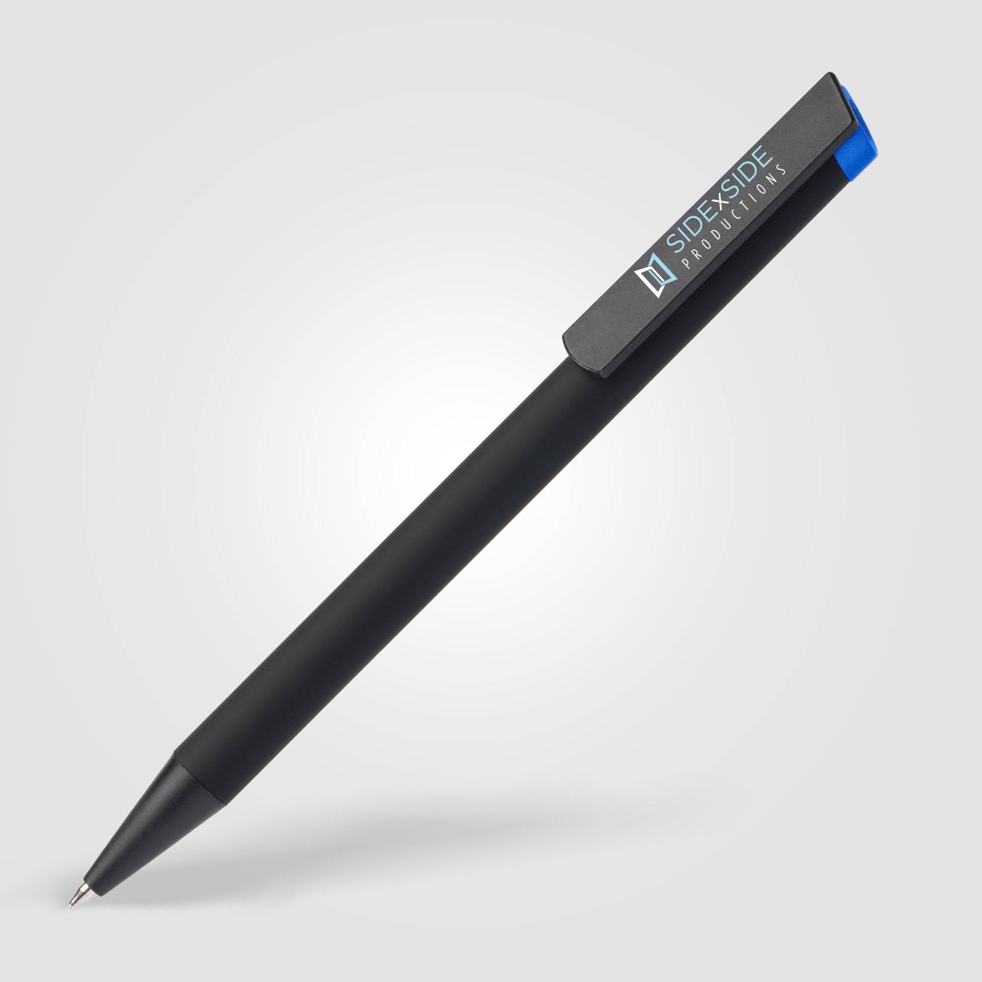 Volos Recycled Aluminum Ballpoint Pen - ColorJet on clip-zoom-3