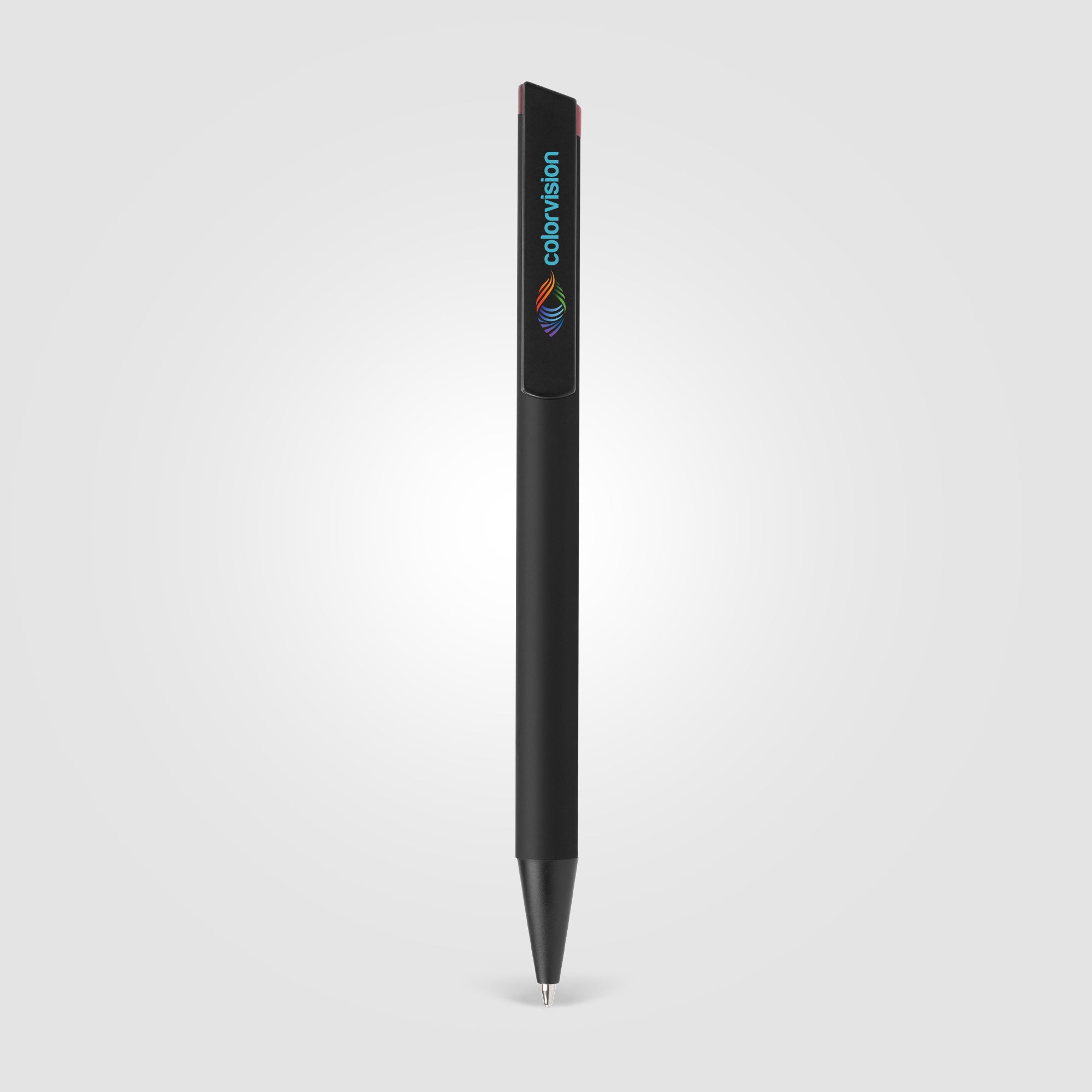 Volos Recycled Aluminum Ballpoint Pen - ColorJet on clip