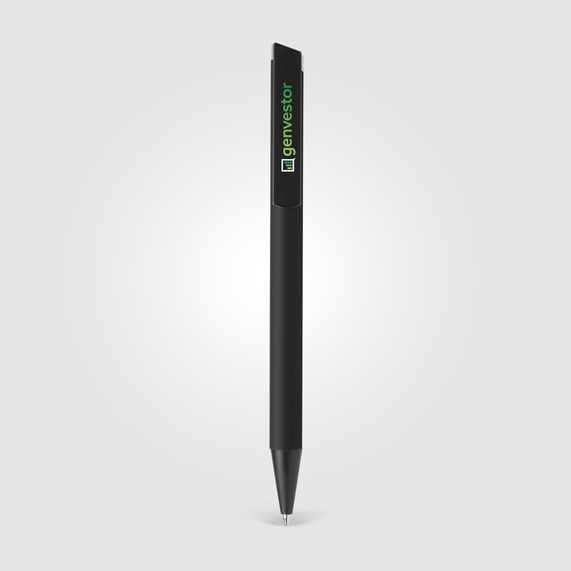 Volos Recycled Aluminum Ballpoint Pen - ColorJet on clip-4