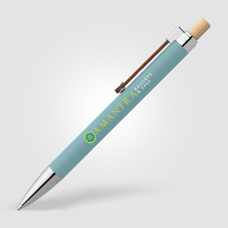 Phoenix Recycled Aluminum Softy Pen - ColorJet-zoom-
