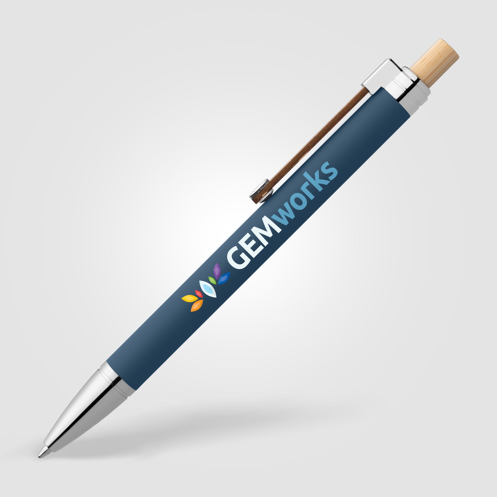Phoenix Recycled Aluminum Softy Pen - ColorJet-zoom-5