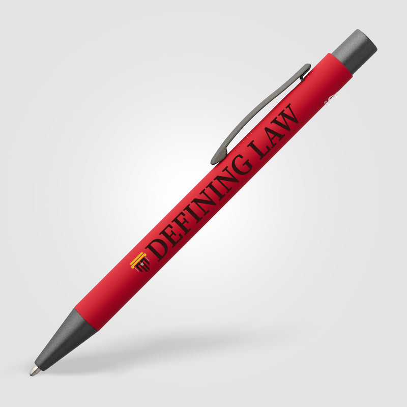 Bowie Recycled Aluminum Softy Pen - ColorJet-zoom-