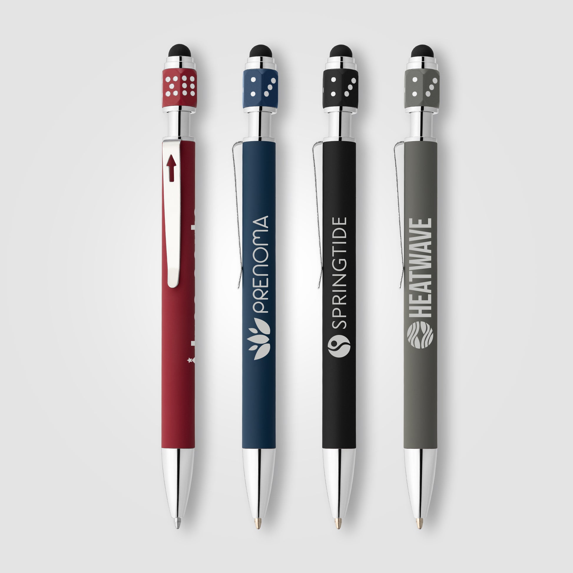 Ace Recycled Aluminum Hex-Dice Spinner Pen-1