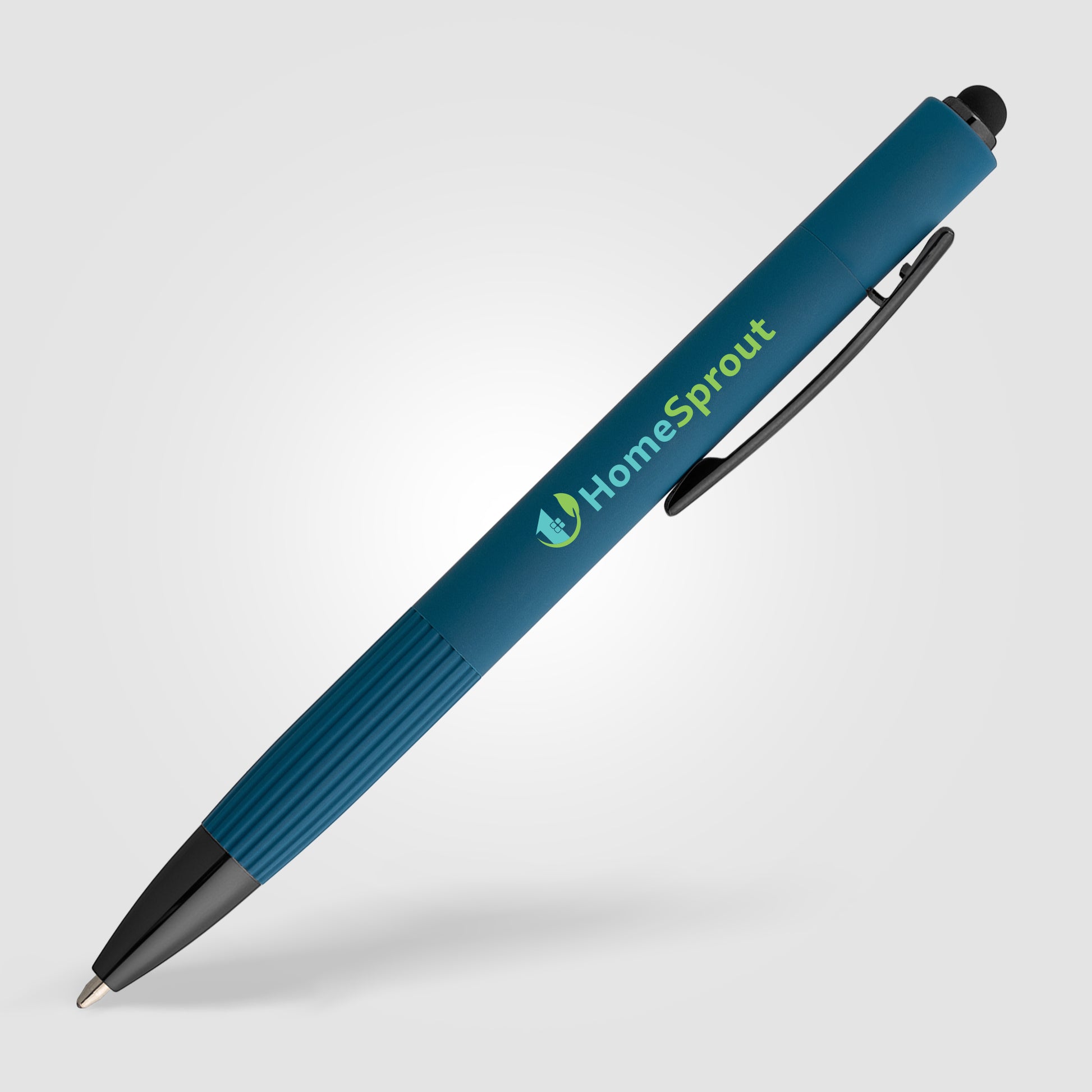 Saga Recycled Aluminum Bolt Action Stylus Pen -ColorJet-4