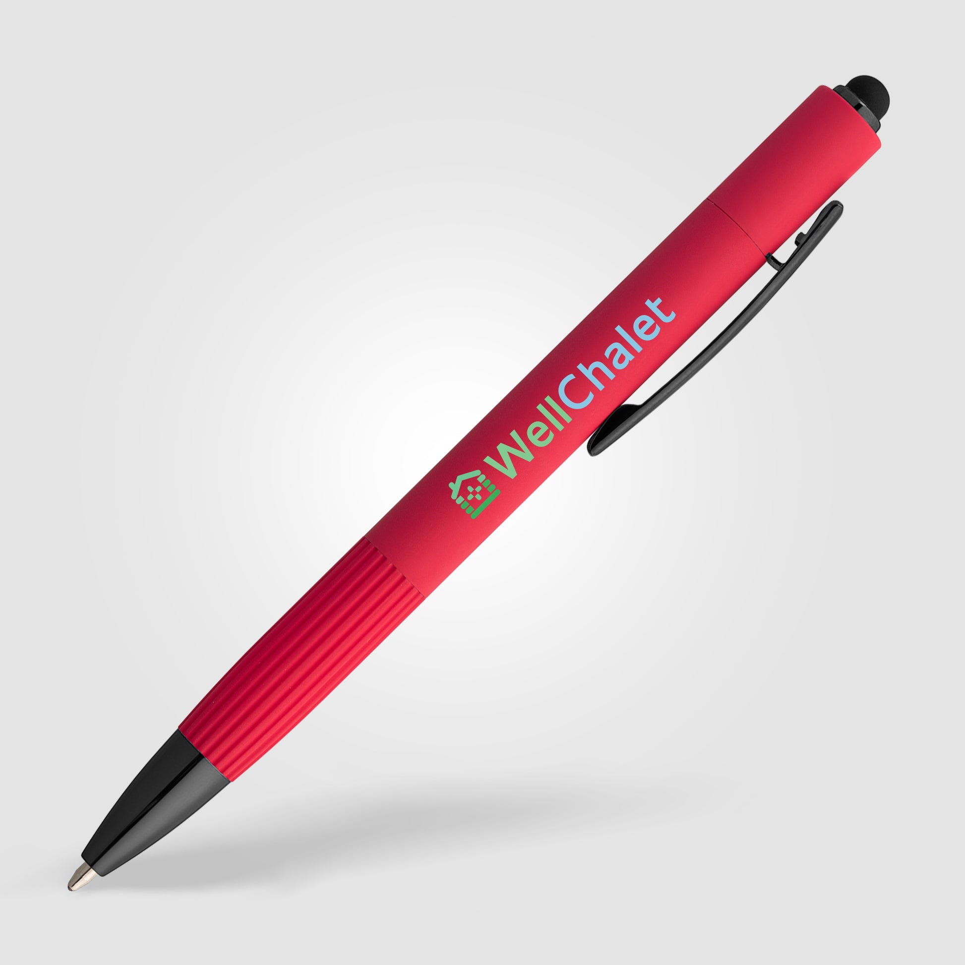 Saga Recycled Aluminum Bolt Action Stylus Pen -ColorJet-5