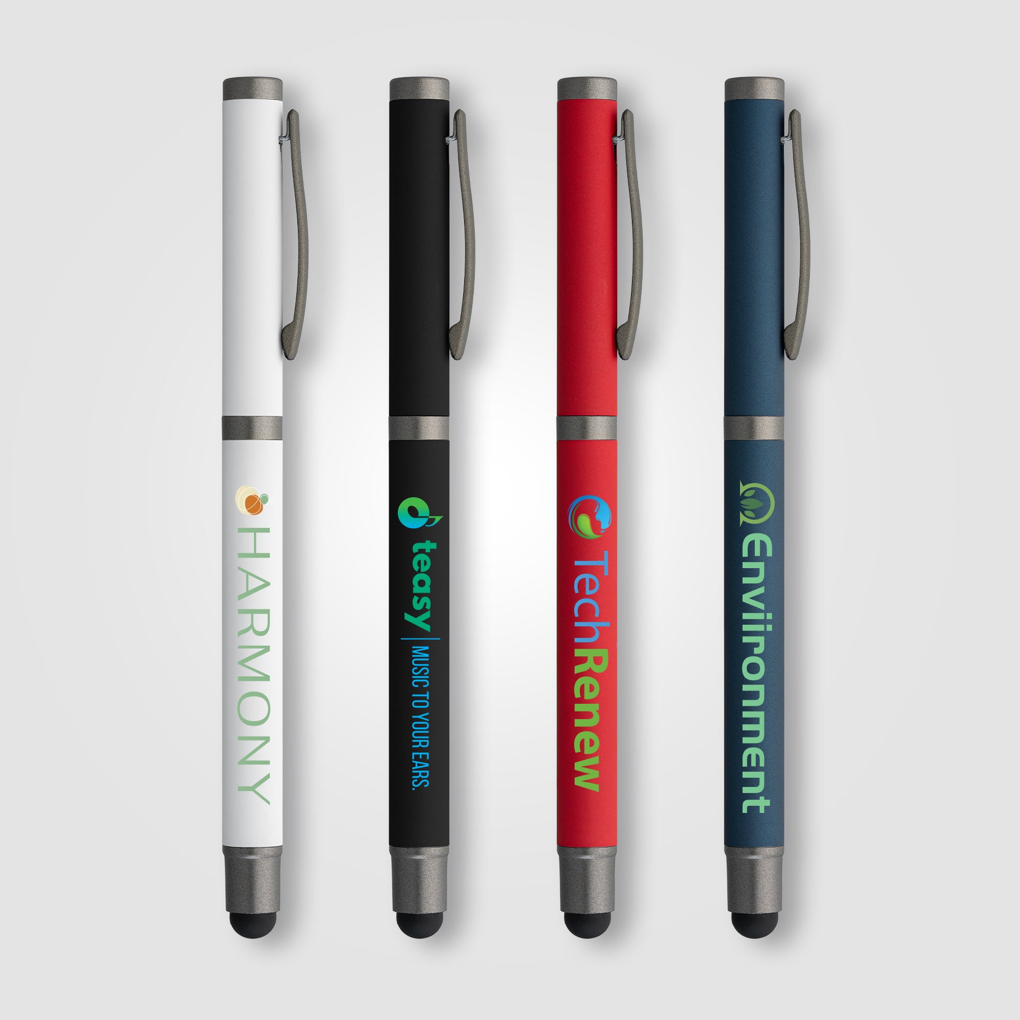 Image of the Bowie Recycled Aluminum Stylus Gel Pen - ColorJet promotional product, SKU JBQ-C.