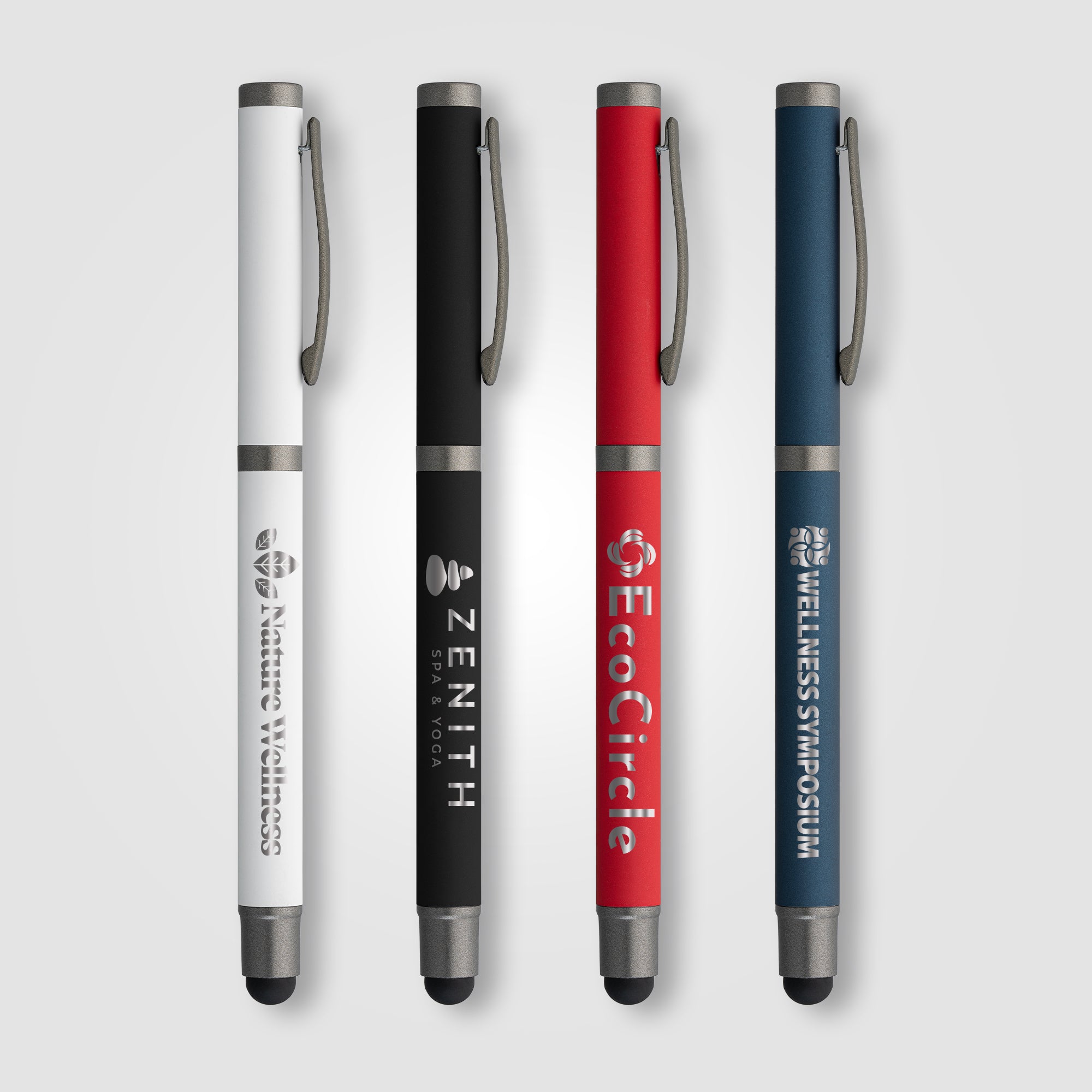 Bowie Recycled Aluminum Stylus Gel Pen-zoom-1