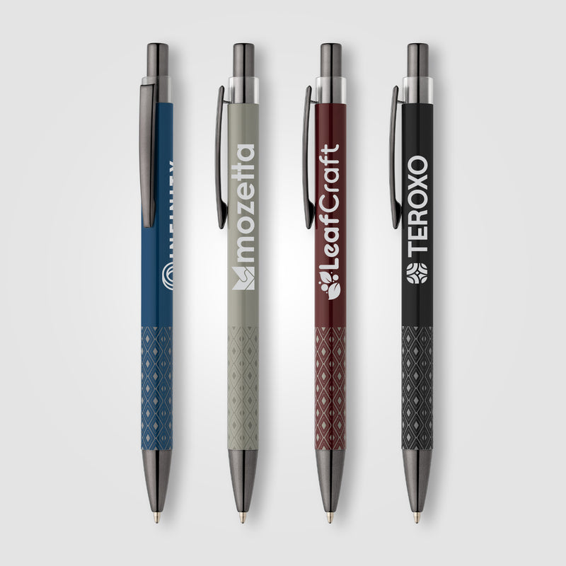 Norin Recycled Aluminum Printed Grip Pen-zoom-
