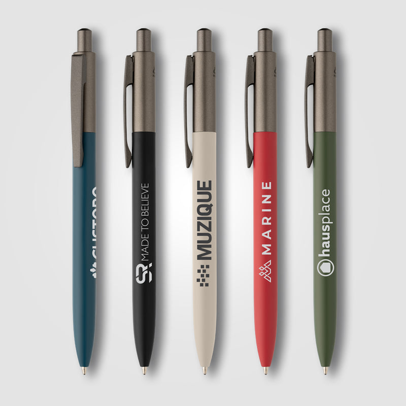 Koro Recycled Aluminum Gunmetal Trim Pen-zoom-