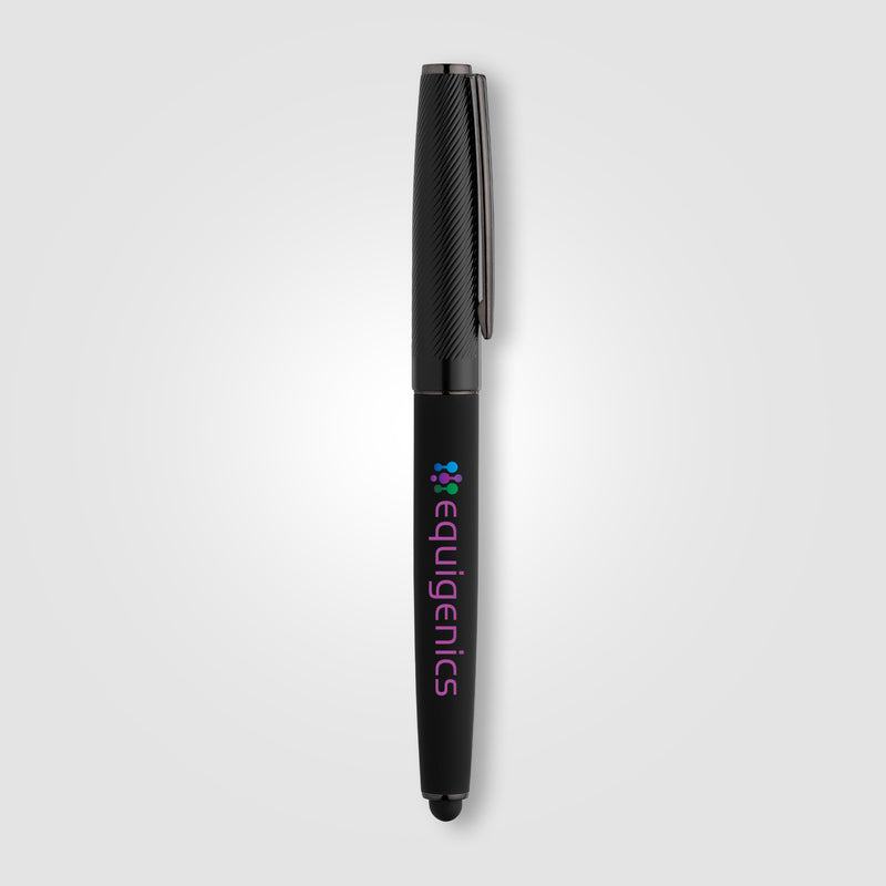 Metropolis™ Recycled Aluminium Stylus Gel Pen - ColorJet-zoom-