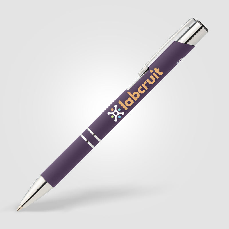 Tres-Chic Recycled Aluminum Chrome Trim Pen - ColorJet-zoom-