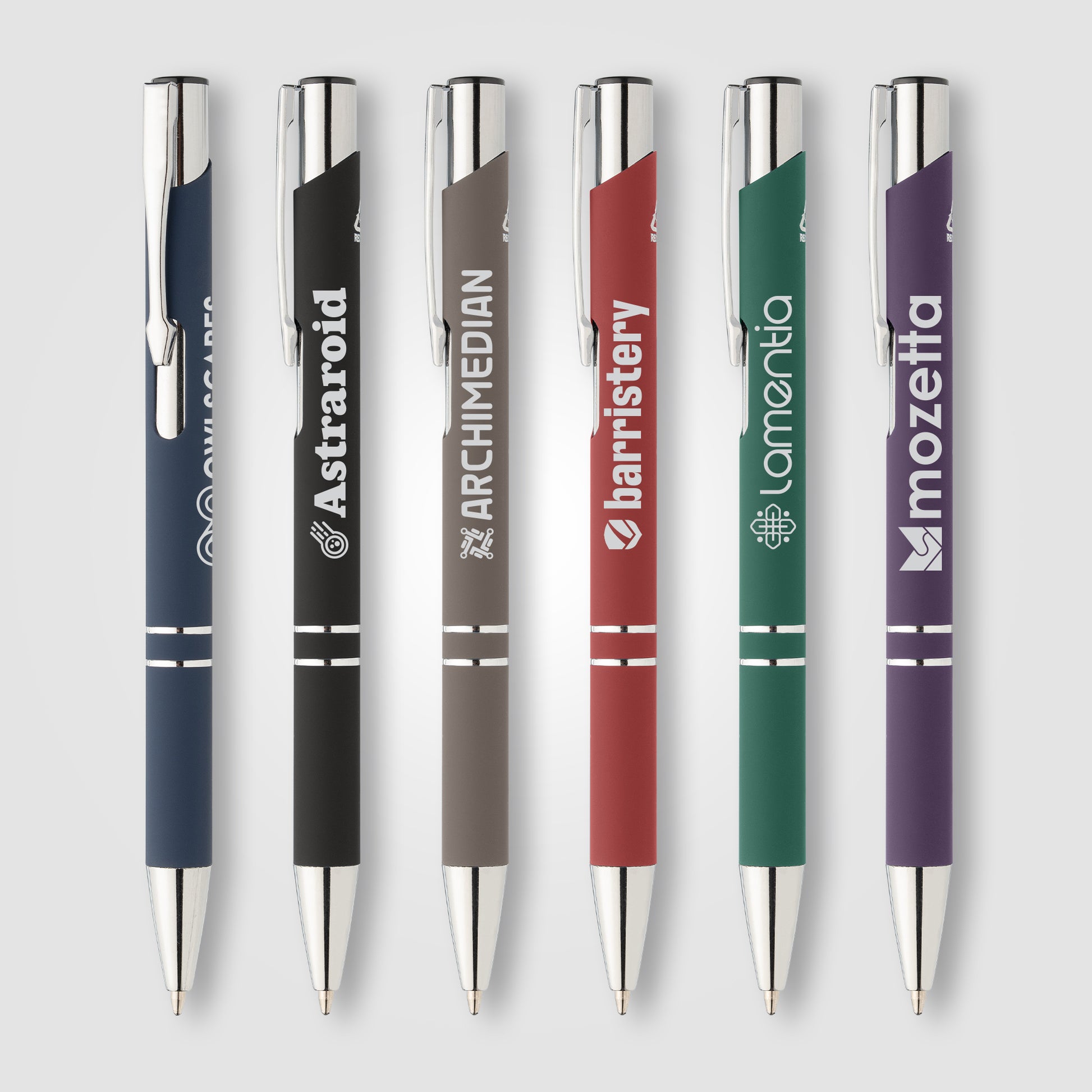 Tres-Chic Recycled Aluminum Chrome Trim Pen-1