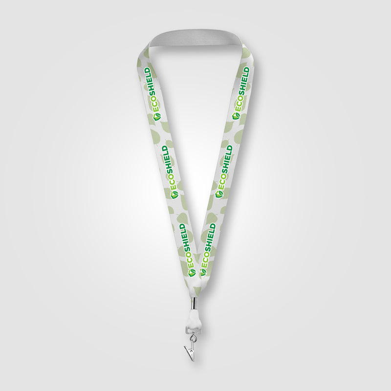 Verta rPET Bulldog Clip Lanyard - 18" x 0.98" - Sublimation-zoom-