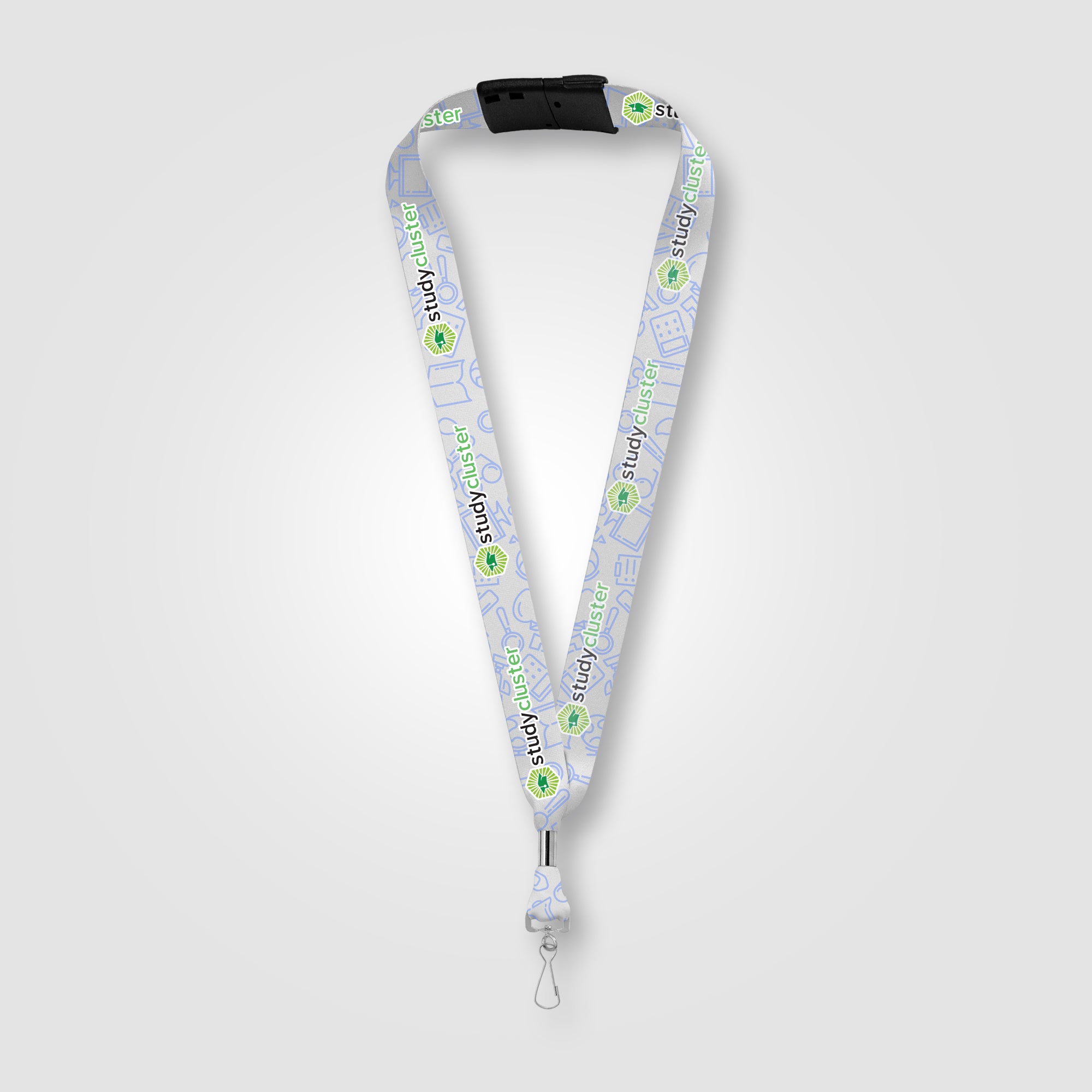 Image of the Orris rPET J Hook Lanyard – 36" x 1" - Sublimation promotional product, SKU KBE.