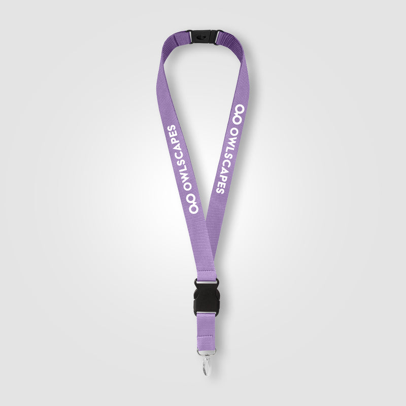 Jex rPET Breakaway Buckle Lanyard - 21.65" x 1" - Silkscreen-zoom-