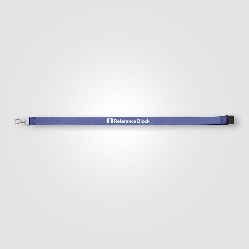 Elix rPET Breakaway Lanyard - 21.3" x 1" - Silkscreen-zoom-