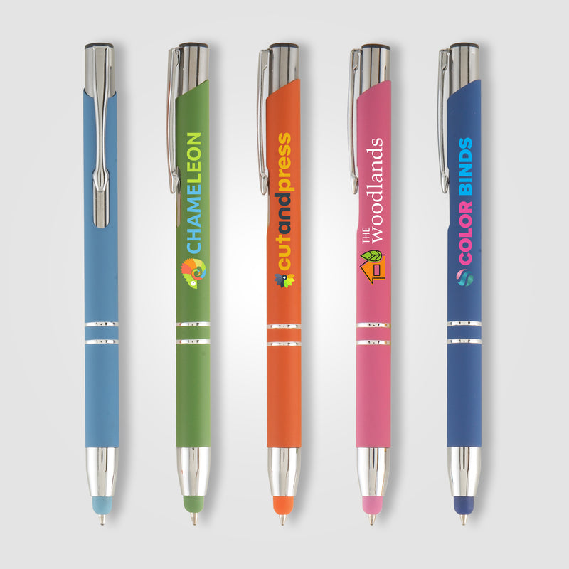Tres-Chic Softy+ Stylus - ColorJet - Full-Color Metal Pen-zoom-