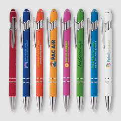 Image of the Ellipse Softy Brights w/Stylus - ColorJet - Full-Color Metal Pen promotional product, SKU LMQ-C.