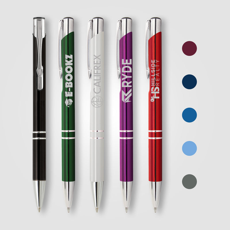 Tres-Chic - Laser Engraved - Metal Pen-zoom-